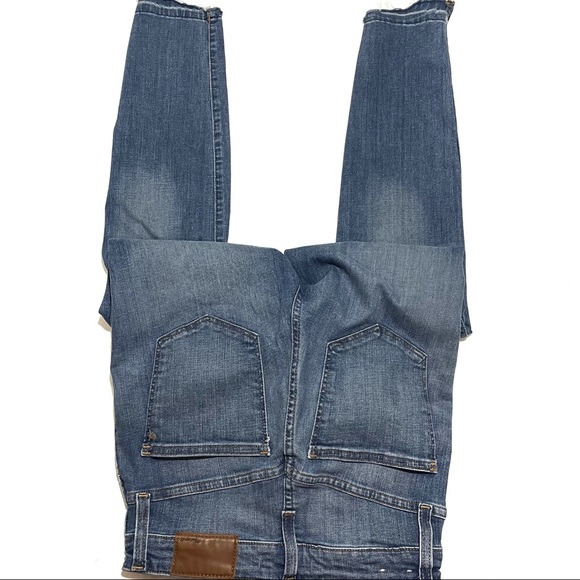 Madewell Curvy High-Rise Skinny Jeans Drop Step-Hem Edition Size 26 - Picture 4 of 6